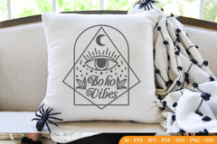 Boho Celestial SVG Bundle 18 - CraftNest - Digital Crafting and Art