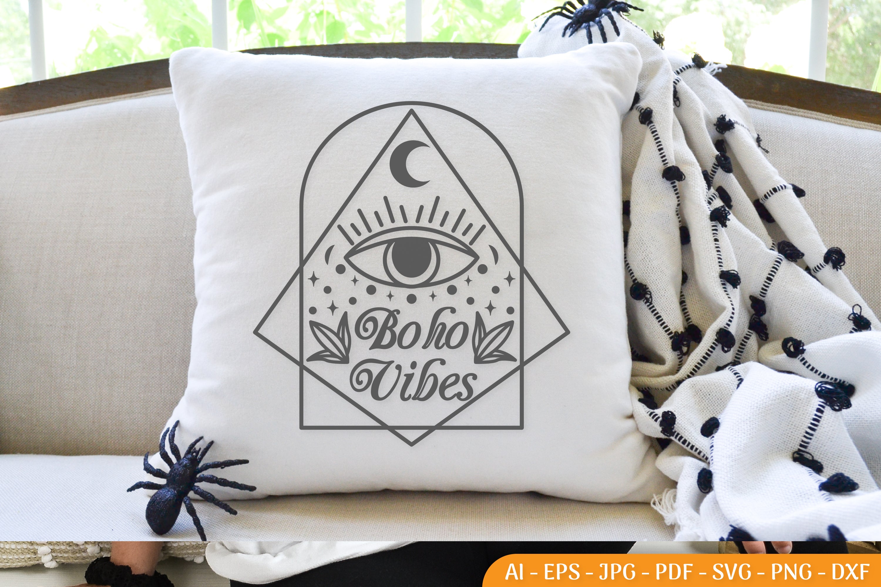 Boho Celestial SVG Bundle 18 - CraftNest - Digital Crafting and Art