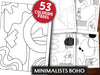 Minimalist Boho Coloring Book 2