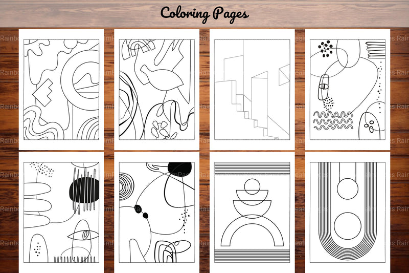 Minimalist Boho Coloring Book 2 - CraftNest - Digital Crafting and Art
