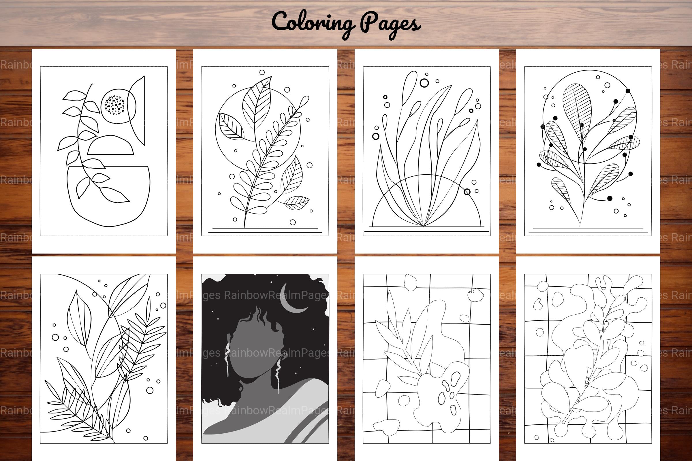 Minimalist Boho Coloring Book 2 - CraftNest - Digital Crafting and Art