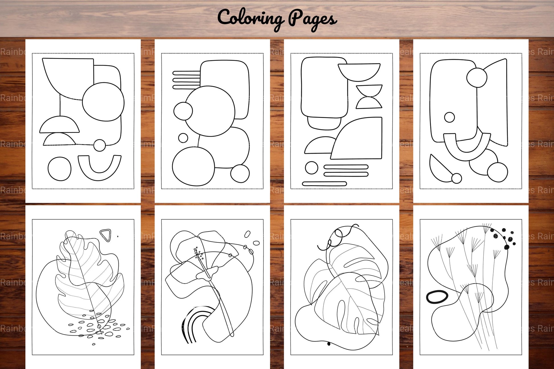 Minimalist Boho Coloring Book 2 - CraftNest - Digital Crafting and Art