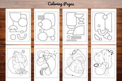 Minimalist Boho Coloring Book 2 - CraftNest - Digital Crafting and Art