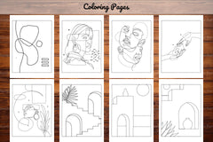 Minimalist Boho Coloring Book 2 - CraftNest - Digital Crafting and Art