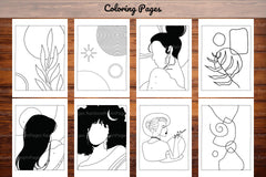 Minimalist Boho Coloring Book 2 - CraftNest - Digital Crafting and Art