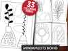 Minimalist Boho Coloring Book 3