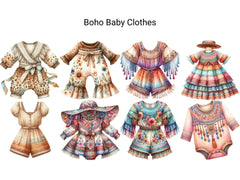 Boho Baby Clothes - CraftNest - Digital Crafting and Art