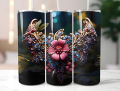 Boho Spring 1 Tumbler Wrap - CraftNest