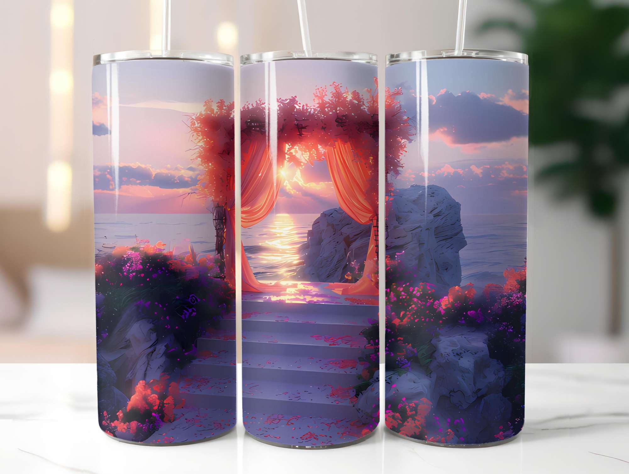 Boho Summer 3 Tumbler Wrap - CraftNest - Digital Crafting and Art