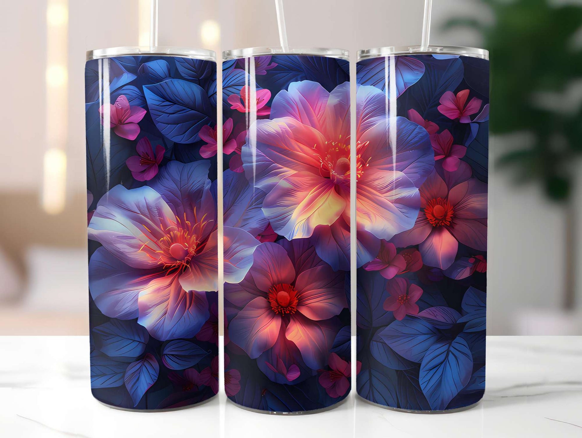 Boho Summer 3 Tumbler Wrap - CraftNest - Digital Crafting and Art