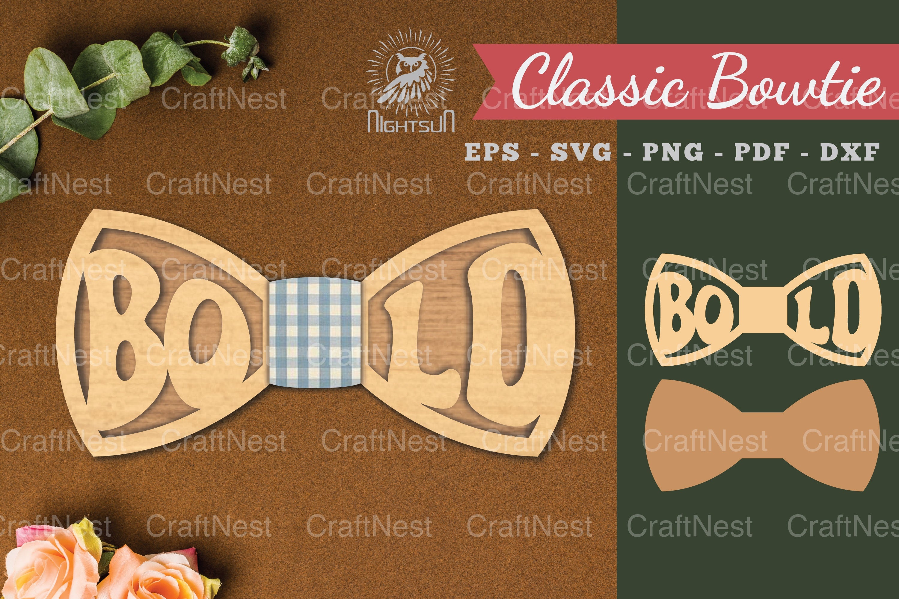 Bold Laser Cut Bowtie Clipart Bundle - CraftNest - Digital Crafting and Art