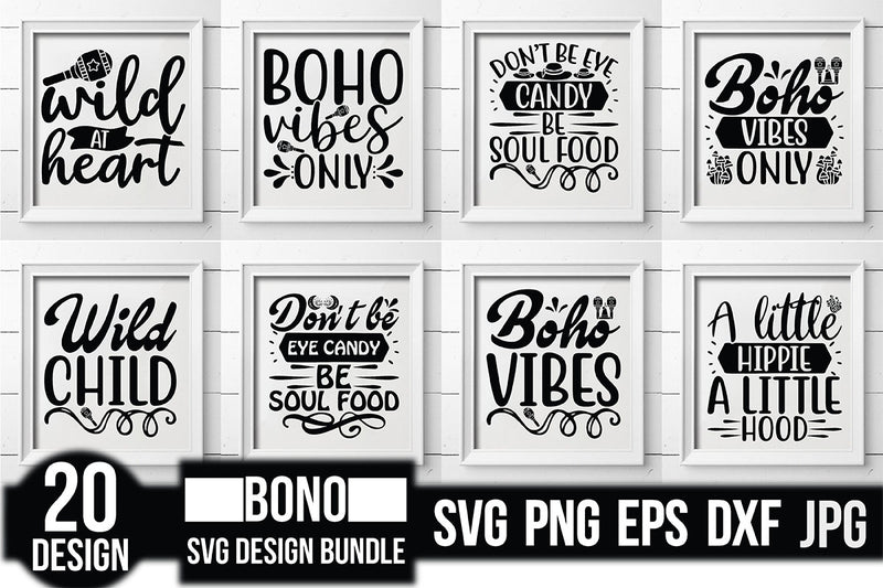 Boho SVG Bundle 3 - CraftNest - Digital Crafting and Art