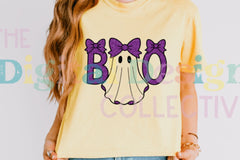 Cute Boo Ghost Coquette Halloween Clipart Bundle - CraftNest - Digital Crafting and Art