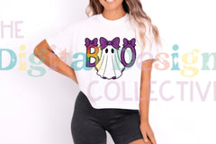 Cute Boo Ghost Coquette Halloween Clipart Bundle - CraftNest - Digital Crafting and Art