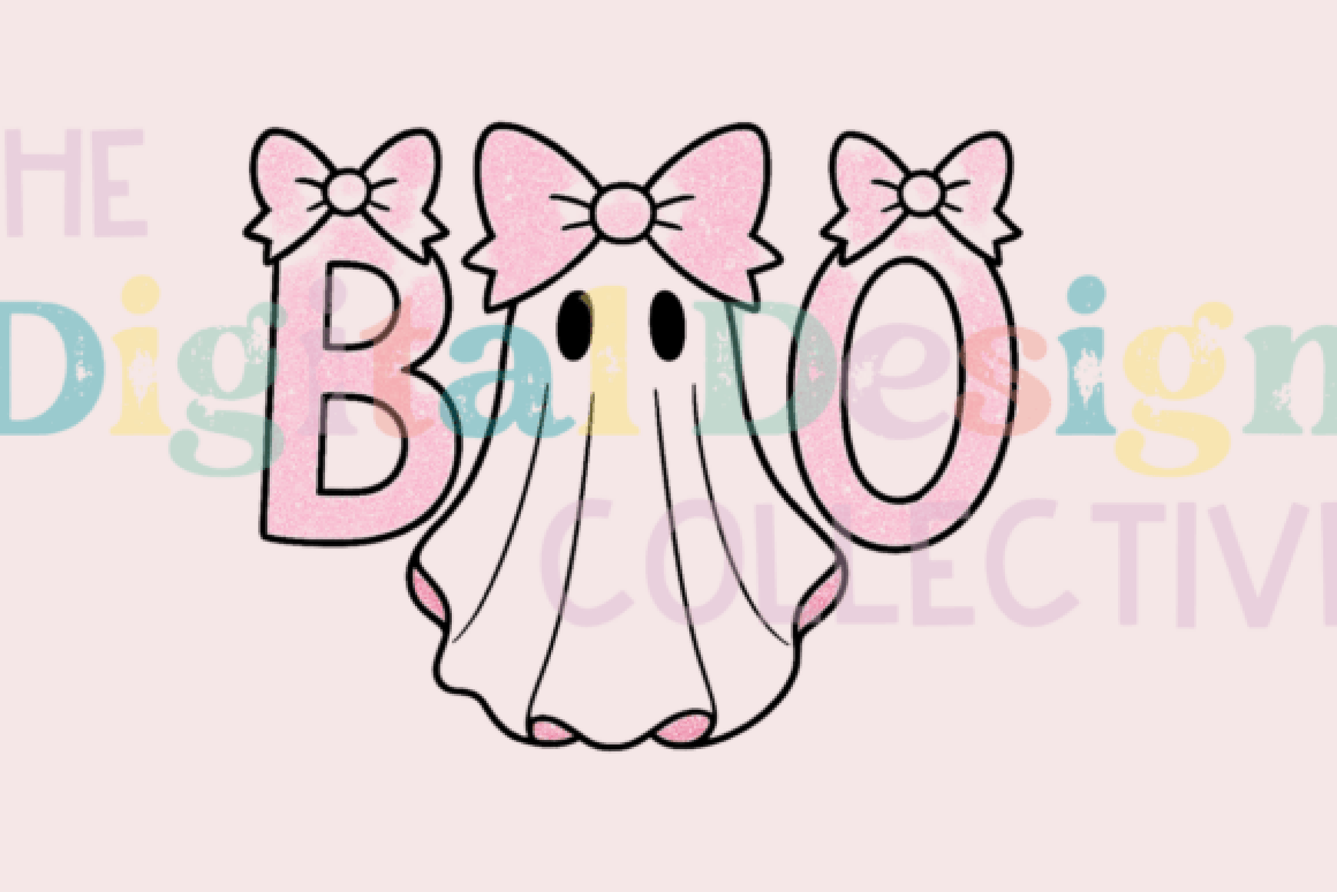 Adorable Boo Ghost Coquette Halloween Clipart Bundle - CraftNest - Digital Crafting and Art