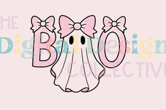 Adorable Boo Ghost Coquette Halloween Clipart Bundle - CraftNest - Digital Crafting and Art