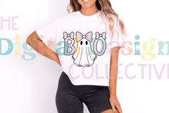 Adorable Boo Ghost Coquette Halloween Clipart Bundle - CraftNest - Digital Crafting and Art