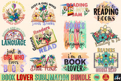 Book Lover Clipart Bundle 46 - CraftNest - Digital Crafting and Art
