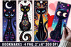 Whimsical Cats Bookmarks Bookmark Junk Journal