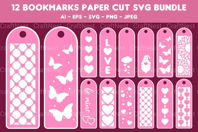 Paper Cut SVG Bundle - CraftNest - Digital Crafting and Art