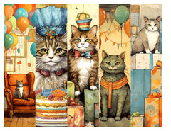 Birthday Cats Birthday Cats - CraftNest