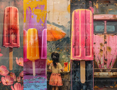 Popsicle Summer Junk Journal Pages - CraftNest - Digital Crafting and Art