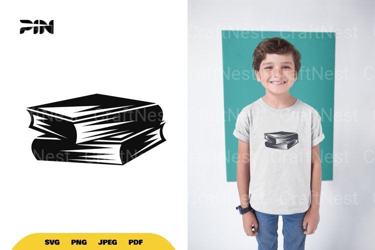 Back to School SVG Bundle - Books Clipart Collection - CraftNest - Digital Crafting and Art