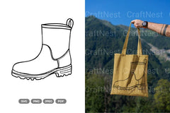 Boots SVG Bundle - CraftNest - Digital Crafting and Art