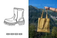 Boots SVG Bundle - CraftNest - Digital Crafting and Art