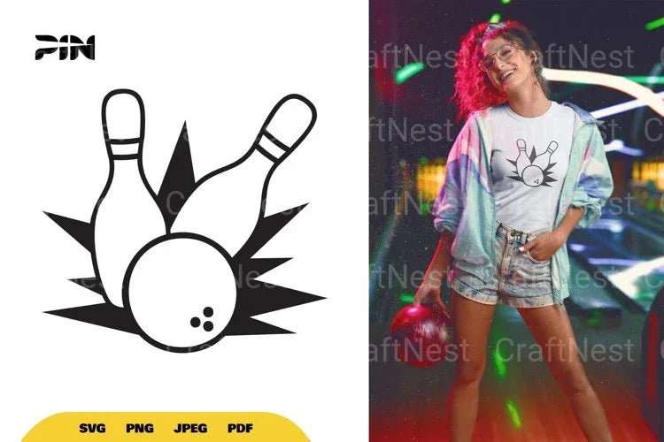 Bowling Sport SVG Bundle - CraftNest - Digital Crafting and Art