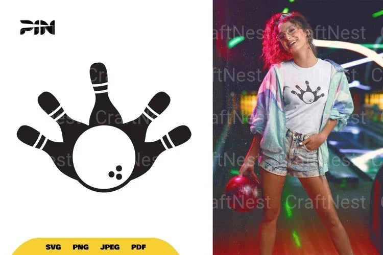 Bowling Sport SVG Bundle - CraftNest - Digital Crafting and Art