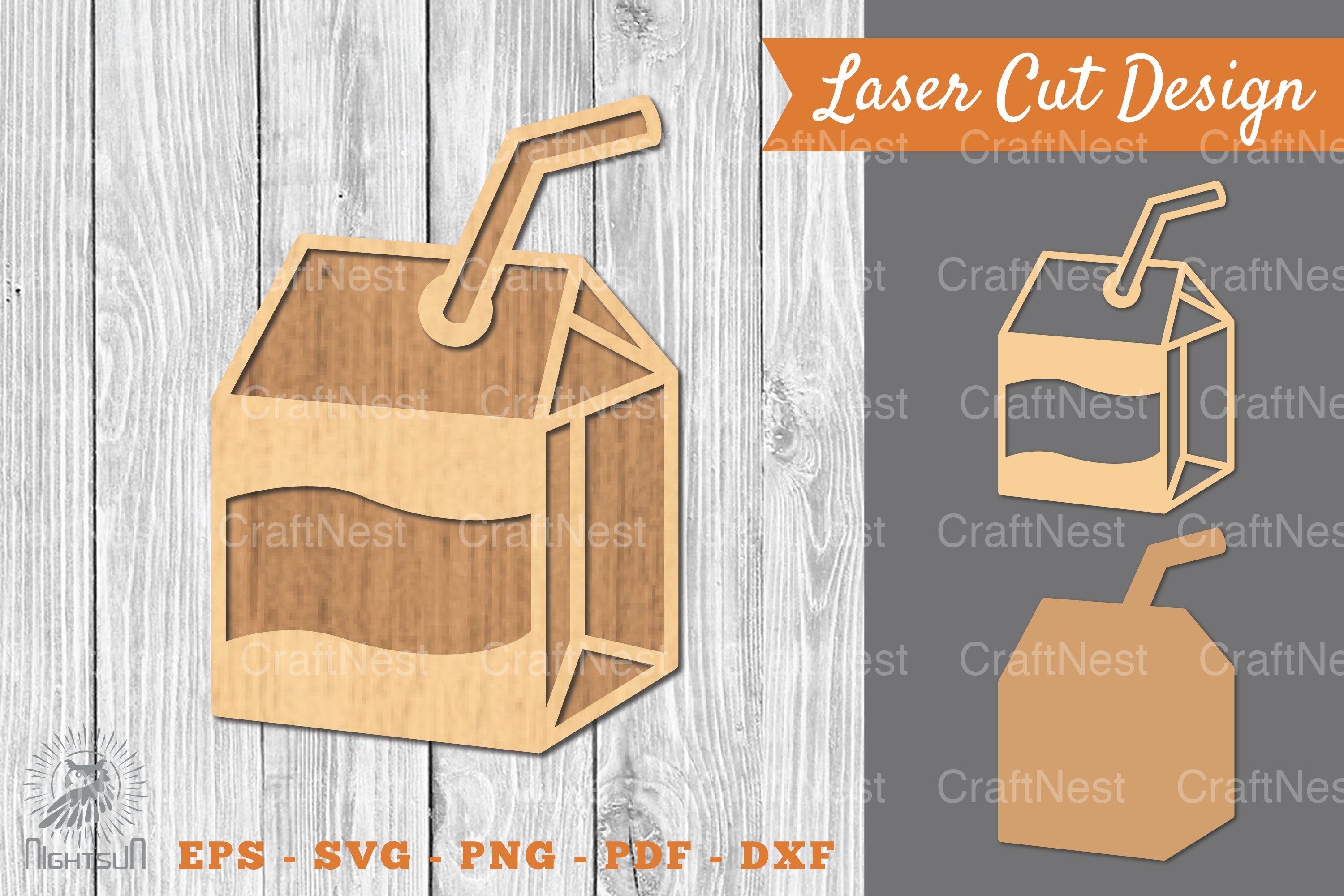 Boxed Milk Laser Cut Decoration Clipart Bundle - CraftNest - Digital Crafting and Art