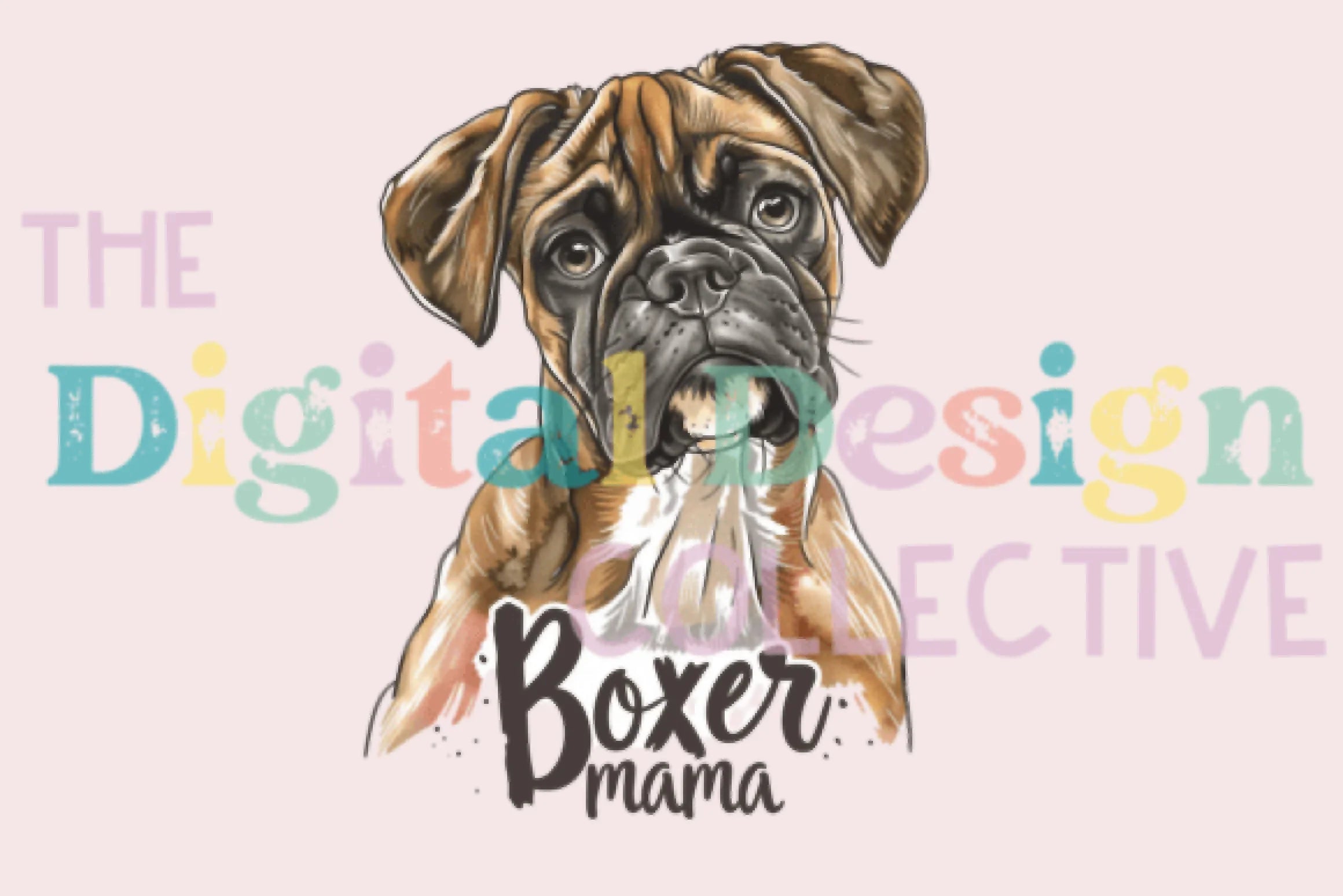 Boxer Mama Clipart Bundle - CraftNest - Digital Crafting and Art