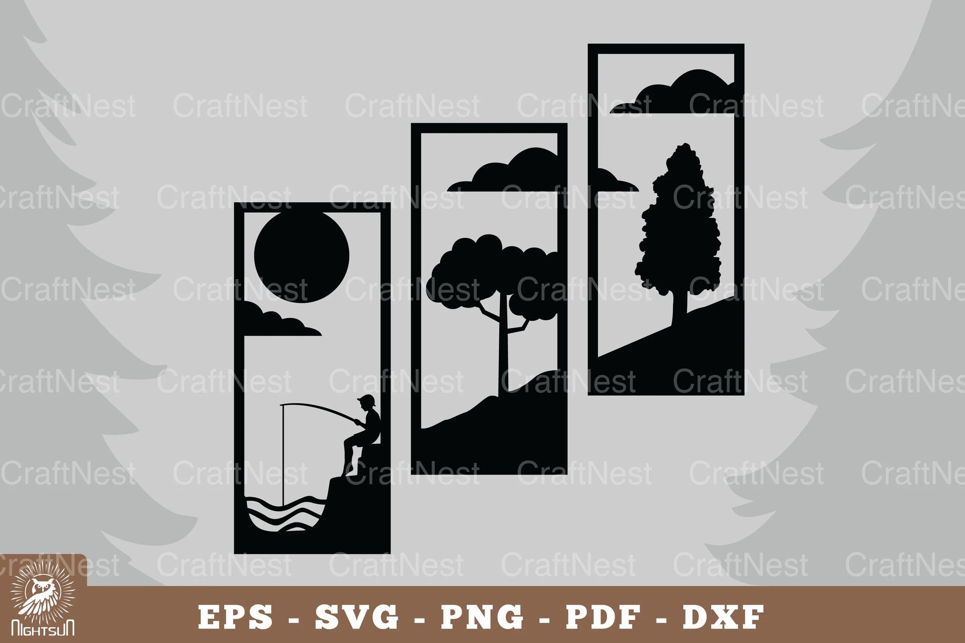 Boy Fishing Home Decor Clipart Bundle - CraftNest - Digital Crafting and Art