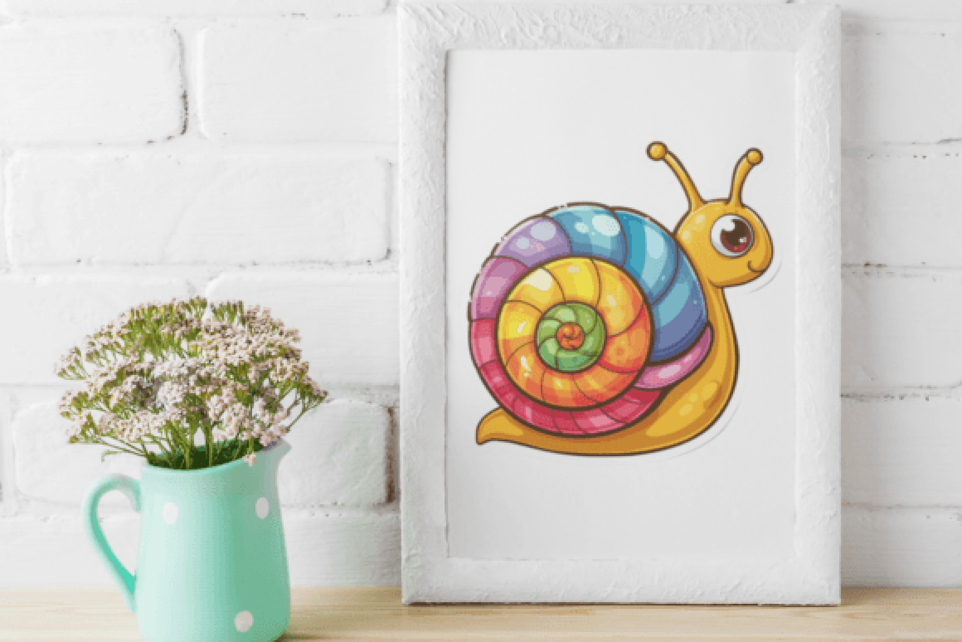Bright Glitter Snail Stickers Bundle - CraftNest - Digital Crafting and Art