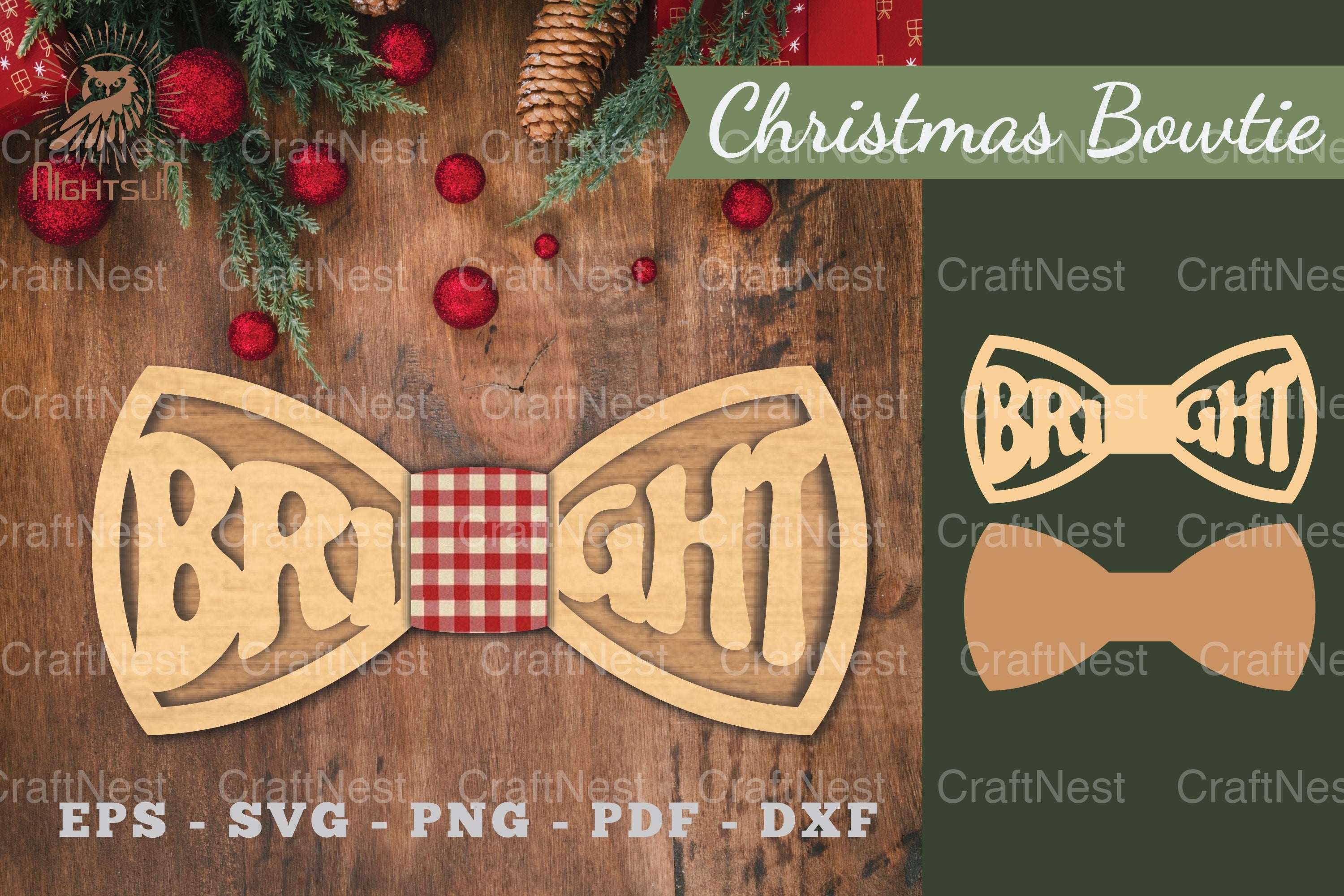 Bright Laser Cut Bowtie Clipart Bundle - CraftNest - Digital Crafting and Art