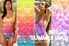 Bright Summer Inks - Tie-Dye - CraftNest - Digital Crafting and Art