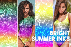 Bright Summer Inks - Tie-Dye - CraftNest - Digital Crafting and Art