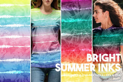 Bright Summer Inks - Tie-Dye - CraftNest - Digital Crafting and Art