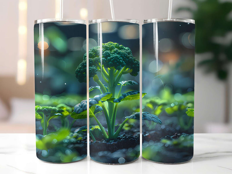 Broccoli 1 Tumbler Wrap - CraftNest - Digital Crafting and Art