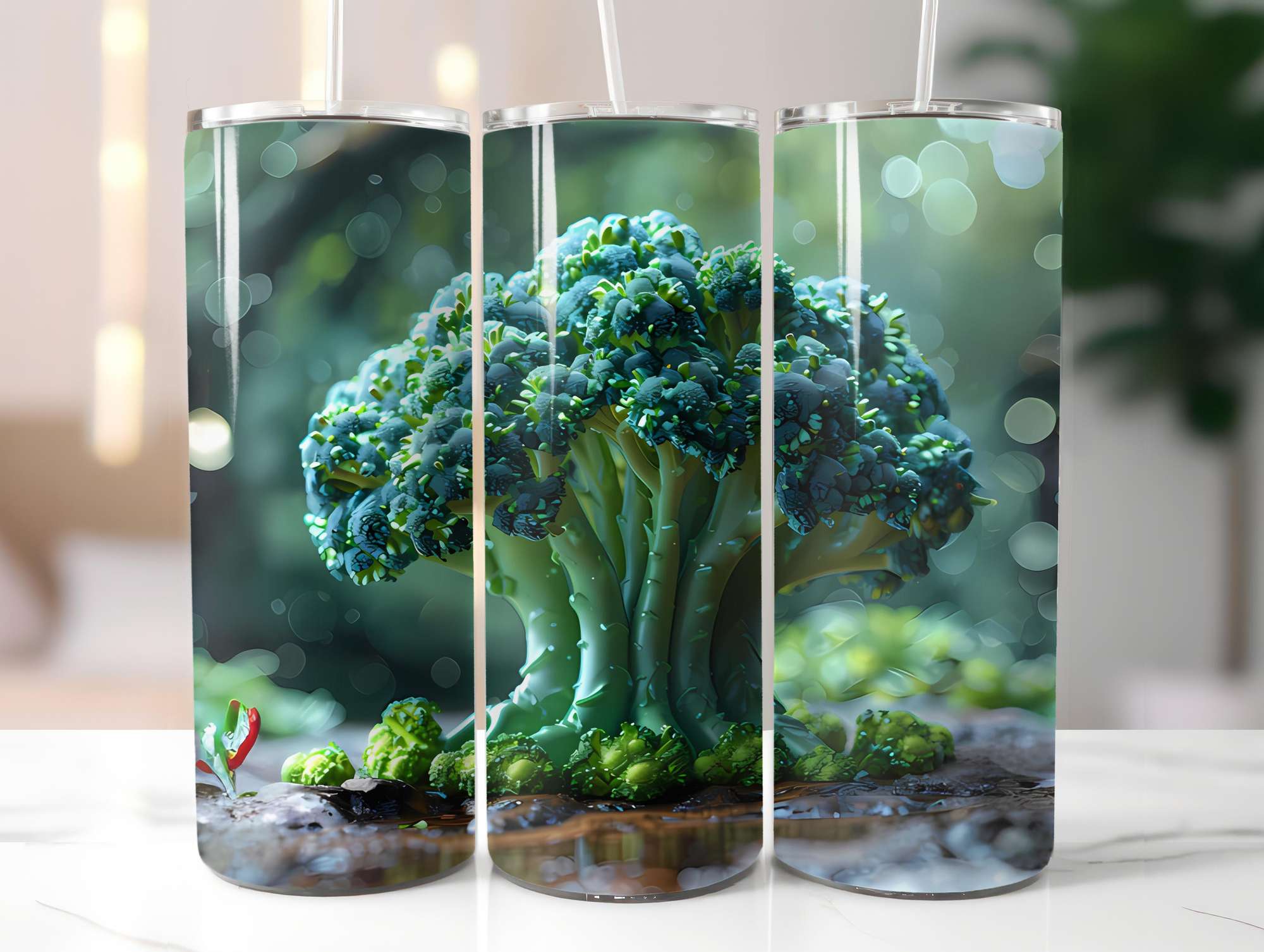 Broccoli 1 Tumbler Wrap - CraftNest - Digital Crafting and Art