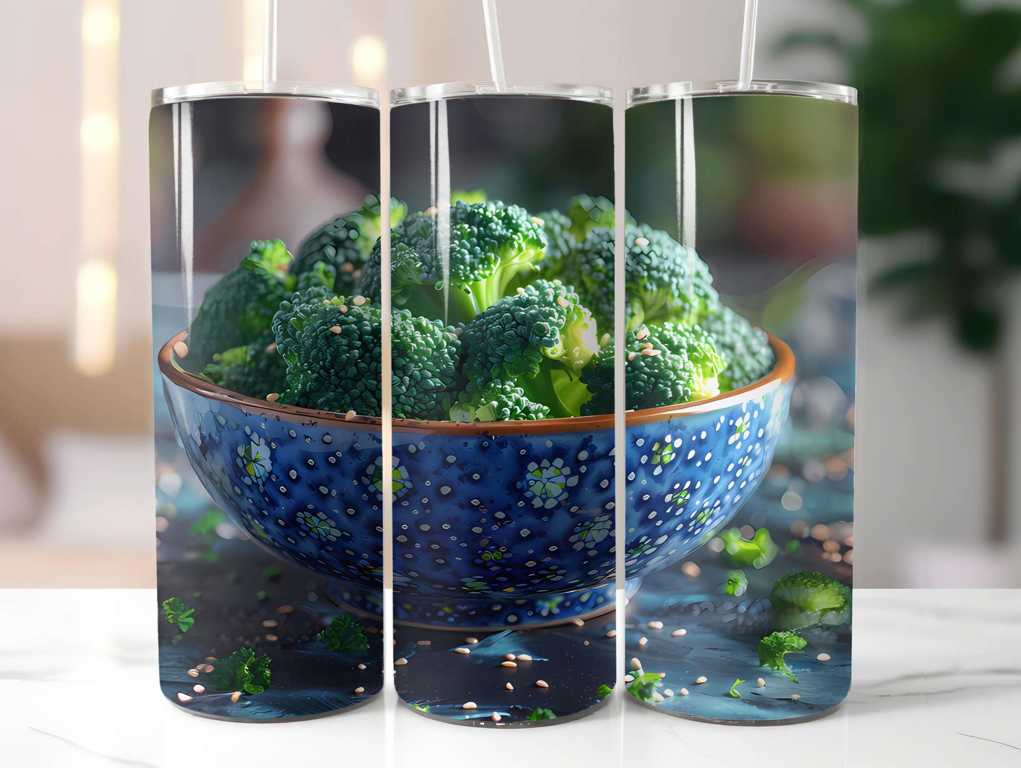 Broccoli 1 Tumbler Wrap - CraftNest - Digital Crafting and Art