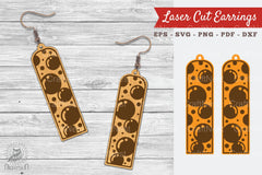 Bubble Laser Cut Earrings SVG Design Bundle - CraftNest - Digital Crafting and Art