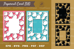 Bubble Papercut Card SVG Bundle - CraftNest - Digital Crafting and Art