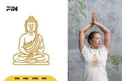 Buddha SVG Cut File Clipart Bundle - CraftNest - Digital Crafting and Art
