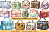 Womens Bags Clipart Bundle