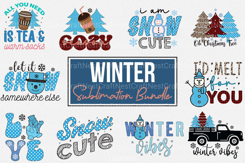 Winter Clipart Bundle - CraftNest - Digital Crafting and Art