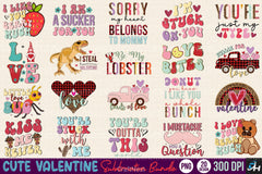 Big Retro Valentine Clipart Bundle - CraftNest - Digital Crafting and Art