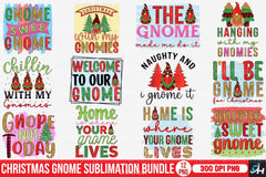 Christmas Gnome Clipart Bundle 10 - CraftNest - Digital Crafting and Art