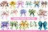Spring Floral Bow Clipart